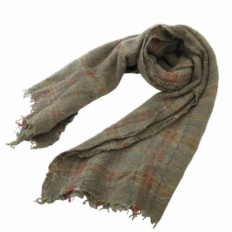 ファリエロサルティ Faliero Sarti ストール マフラー チェック  