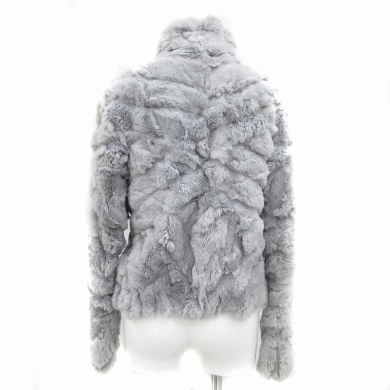 ラビットファー付きムートンコート モルガン