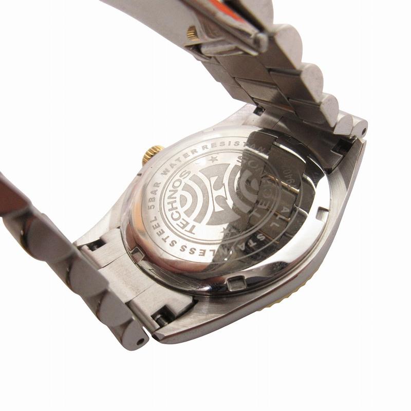 ☆極美品☆ テクノス 腕時計 T9902 クォーツ ステンレス ブレス TECHNOS - ☆極美品☆ テクノス 腕時計 T9902 クォーツ ステンレス