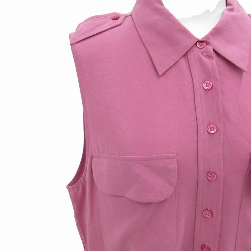 エキプモン EQUIPMENT FEMME 近年 シャツワンピース ロング  