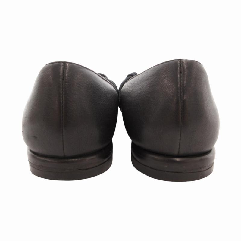 CELINE（セリーヌ） フラットパンプス レザーシューズ マカダム金具 