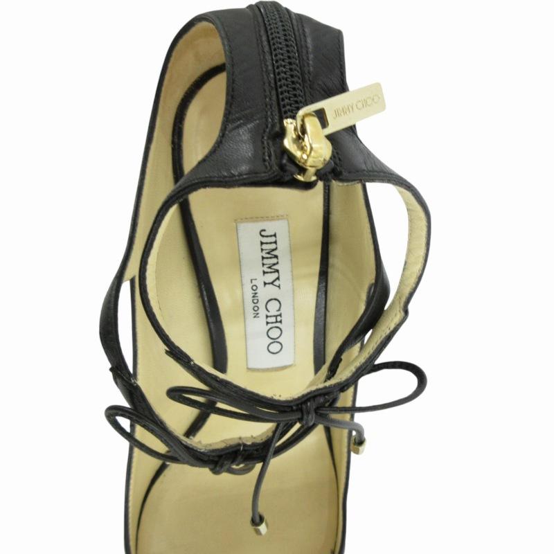ジミーチュウ JIMMY CHOO パンプス シューズ アンクルストラップ 