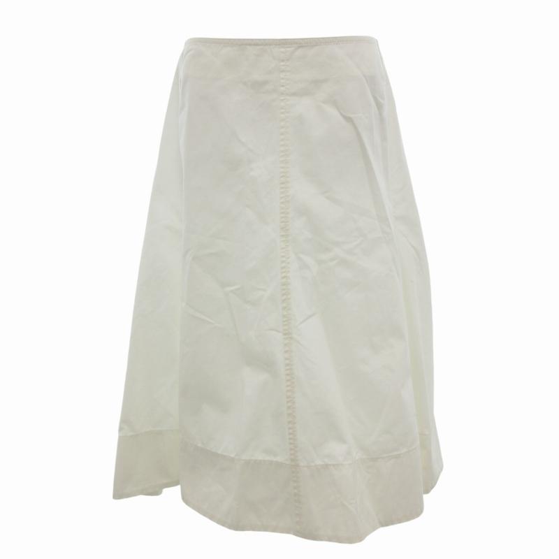 ドゥロワー Drawer イレヘムスカート フレアスカート ひざ丈  