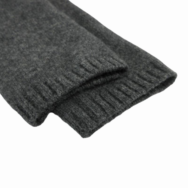 フォクシーブラックニットウールカーディガン 長袖38 FOXEY フォクシー 美品 ウールカーディガン ニット ダブル 長袖