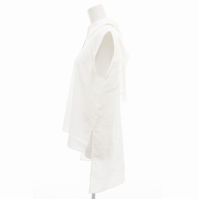 アドーア ADORE 美品 22SS プレーンバックボウタイシャツ ブラウス 