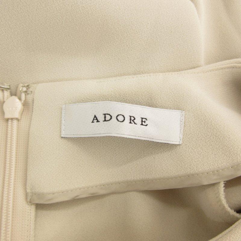アドーア ADORE 近年 ドライタッチジョーゼットワンピース ひざ アドーア ADORE 近年 ドライタッチジョーゼットワンピース ひざ