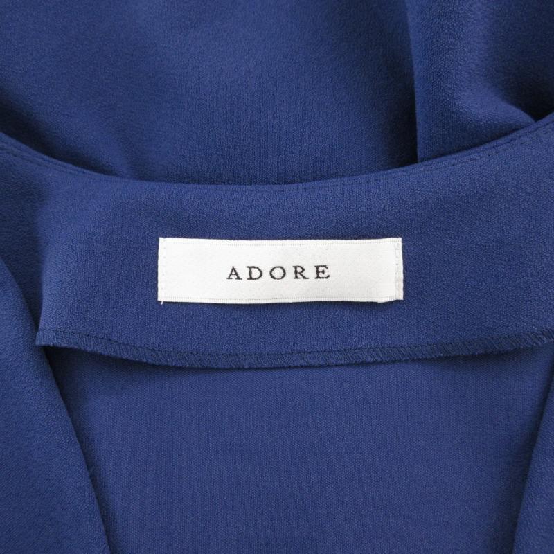アドーア ADORE 美品 22SS ドレープスムースレイヤードワンピース 