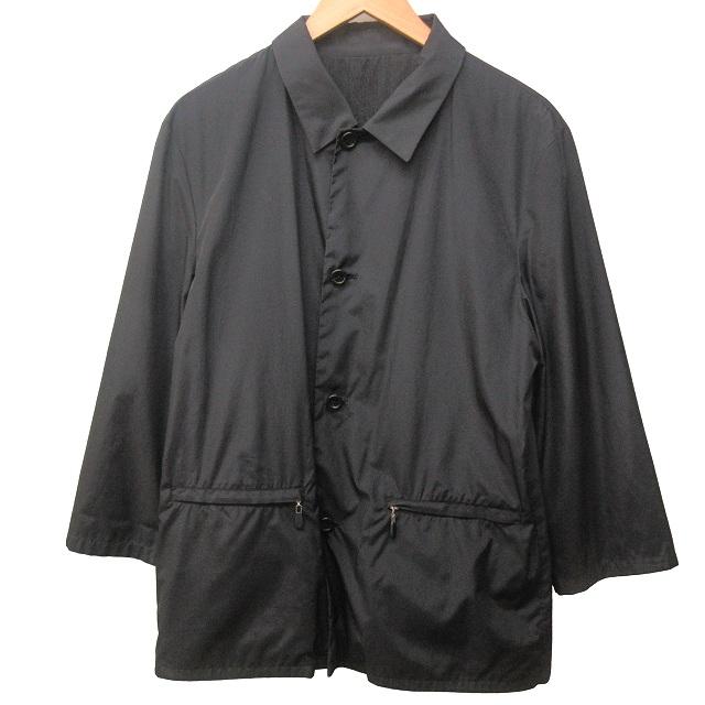 23区 オンワード樫山 オム HOMME リバーシブル ステンカラーコート 