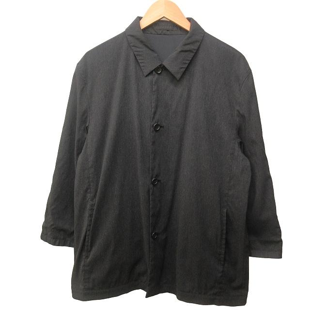 23区 オンワード樫山 オム HOMME リバーシブル ステンカラーコート 