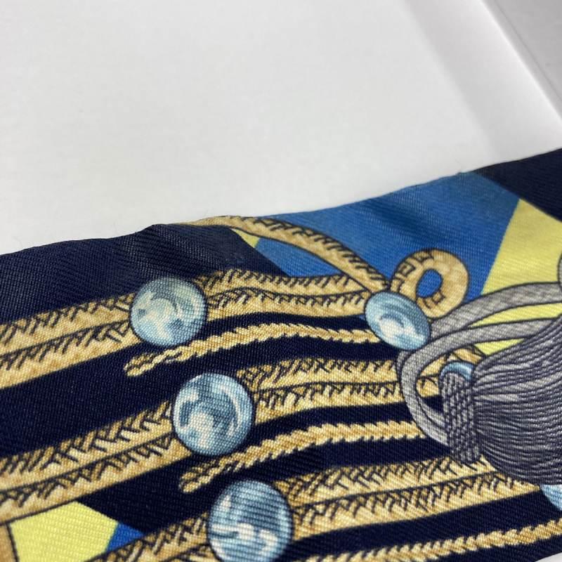 エルメス ツイリー ブランデンブルク Brandenbourg ブルー系 楽天市場】HERMES エルメス ツイリー “BRANDEBOURGS” シルク