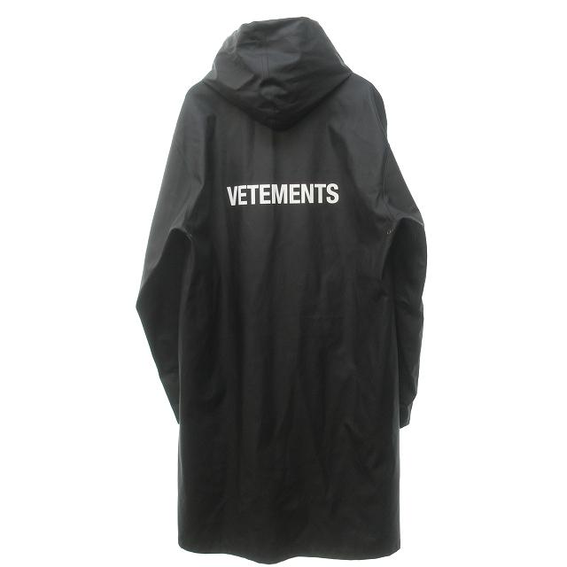 ヴェトモン VETEMENT 美品 18AW Oversized Hooded Raincoat レイン 