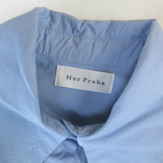 ハープラハ Her Praha 23AW パフスリーブ シャツ ブラウス ビッグ 