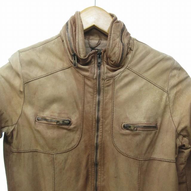【GIORGIOBRATO☆ラムレザーベスト】羊革☆本革☆40☆ブラウン GIORGIOBRATO☆ラムレザーベスト】羊革☆本革☆40☆ブラウン 【公式通販】