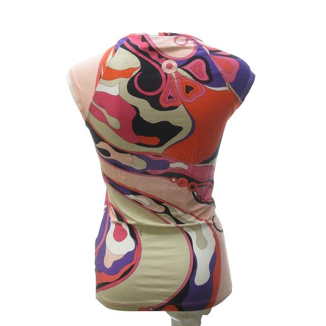 エミリオプッチ EMILIO PUCCI ノースリーブ カットソー 総柄 エミリオプッチ EMILIO PUCCI ノースリーブ カットソー 総柄