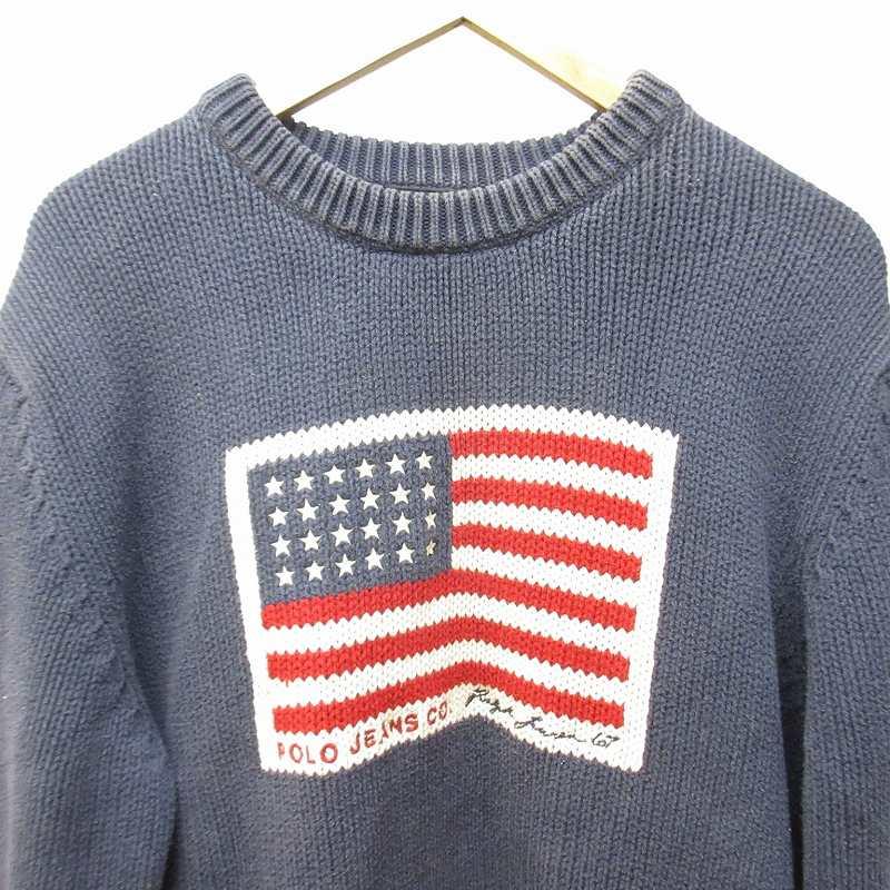 ポロジーンズ ラルフローレン POLO JEANS 90s ヴィンテージ 星条旗 