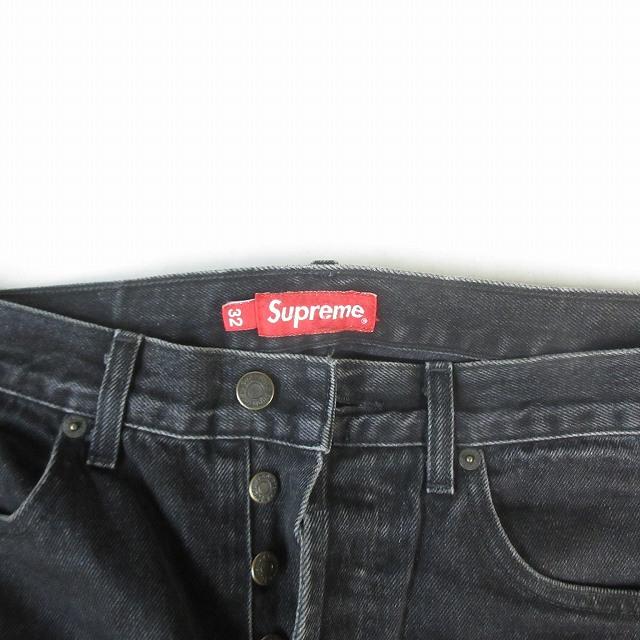 Supreme シュプリーム SUPREME USA製 ブラックデニム ジーンズ Supreme シュプリーム SUPREME USA製 ブラックデニム ジーンズ