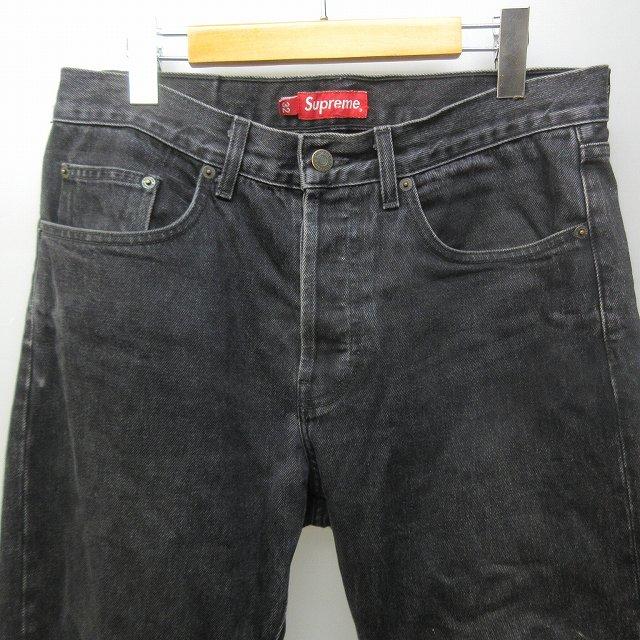 Supreme シュプリーム SUPREME USA製 ブラックデニム ジーンズ Supreme シュプリーム SUPREME USA製 ブラックデニム ジーンズ