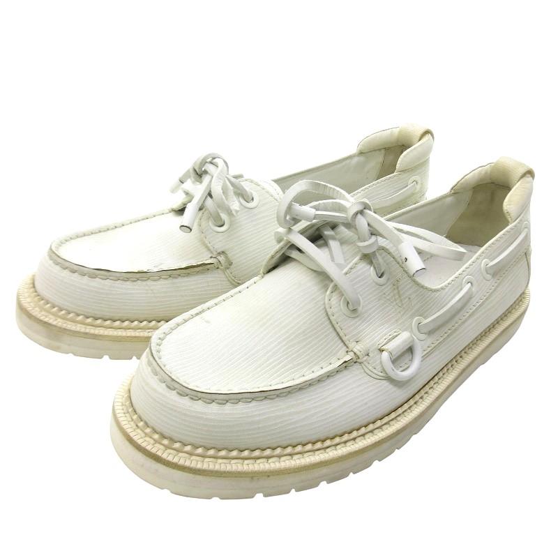 ルイヴィトン メンズドライビィング デッキシューズ 白色 【公式