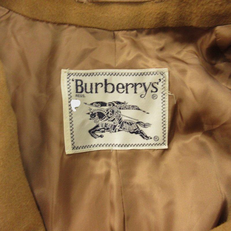 バーバリーズ Burberrys 白タグ 90s ウール ステンカラ―コート 