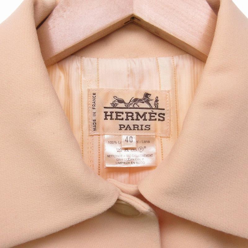 HERMES エルメス スカート スーツ セットアップ フォーマル ひざ丈 H  