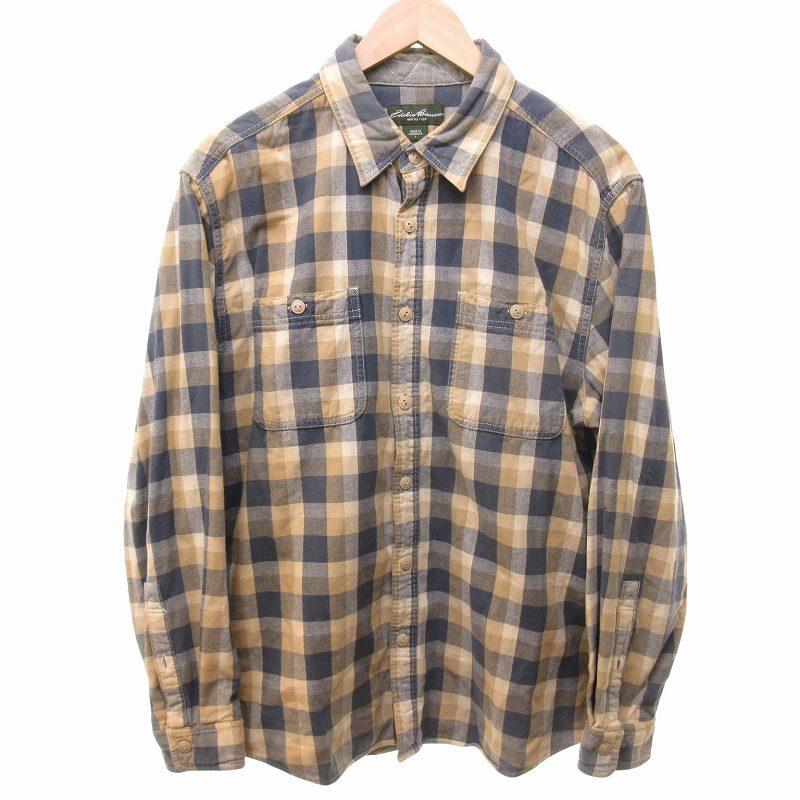 エディーバウアー EDDIE BAUER コットン フランネルシャツ