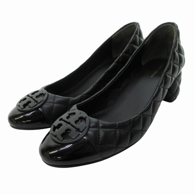 SALE★Tory Burch 黒 レザーパンプス25cm トリーバーチ TORY BURCH パンプス （ブラック） -靴