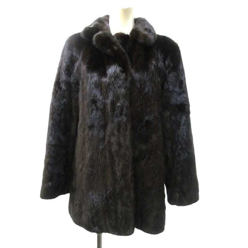 サガミンク SAGA MINK ミンクファーコート 毛皮コート リアル