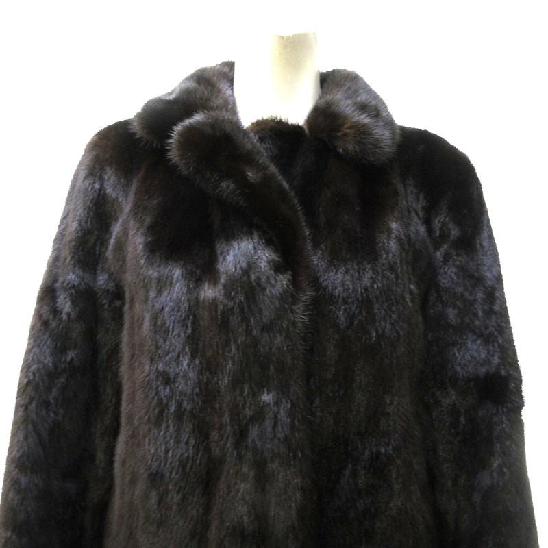 サガミンク SAGA MINK ミンクファーコート 毛皮コート リアルファー