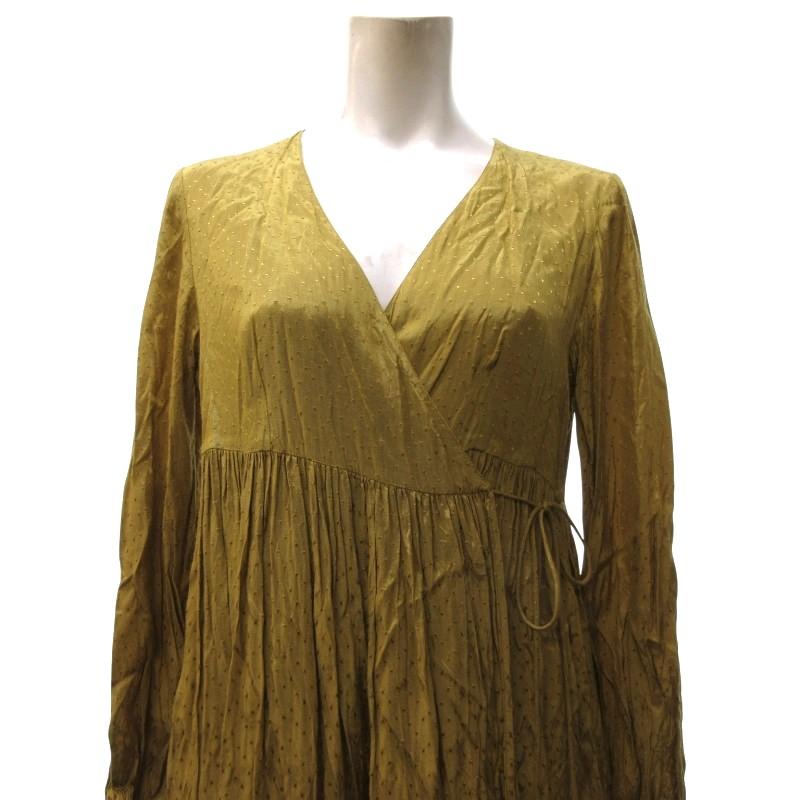 ヌキテパ NE QUITTEZ PAS! RAYON DOBBY GOWN ガウンワンピース