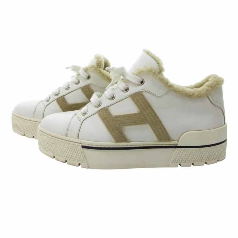 HERMES エルメス Dare sneaker デアムートン Hロゴ スニーカー  