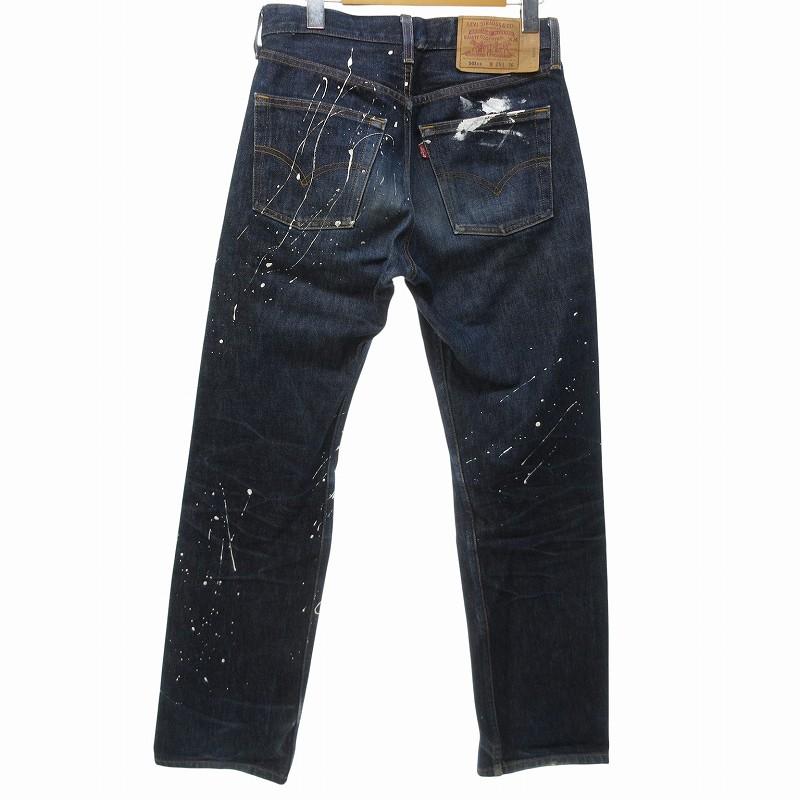 リーバイス501xx バレンシア工場　ダークブルー ストレートデニム 555 楽天市場】LEVI'S リーバイス 99年 米国製 501XX バレンシア工場