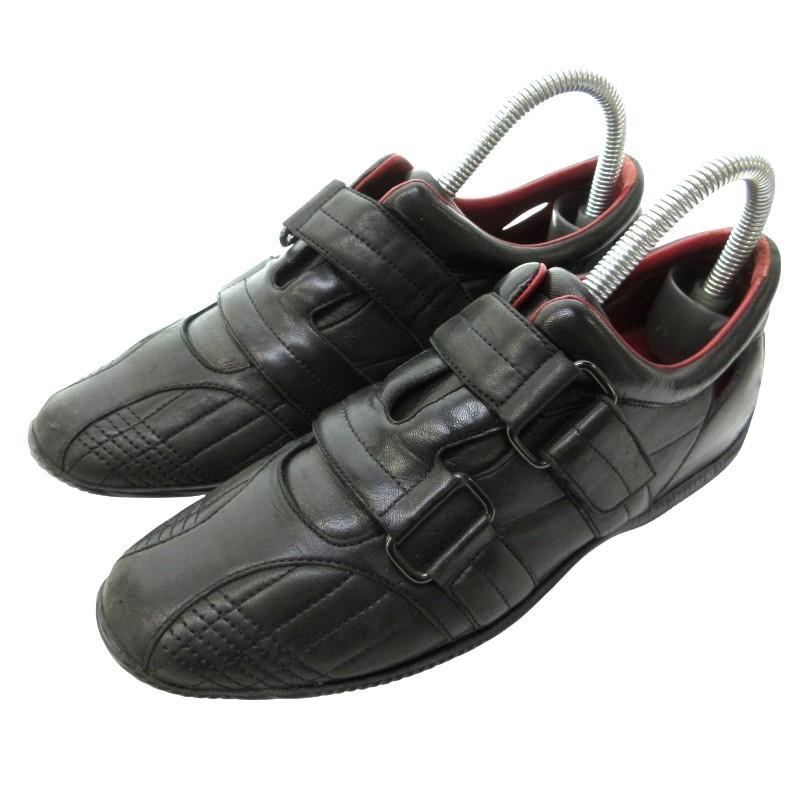 Bally バリー BALLY レザー ベルクロ ウォーキングシューズ 黒