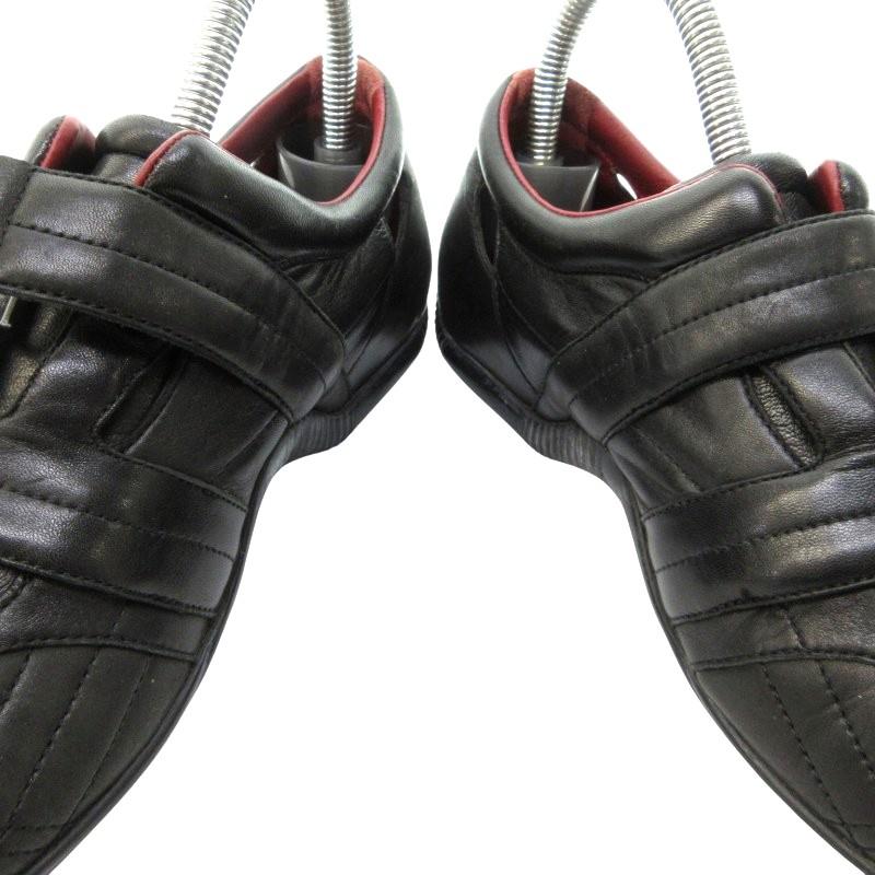 Bally バリー BALLY レザー ベルクロ ウォーキングシューズ 黒