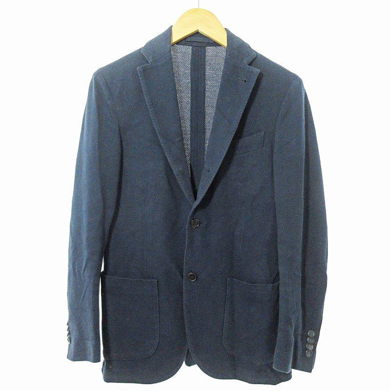 ラルディーニ LARDINI テーラードジャケット ブレザー コットン 44 紺  