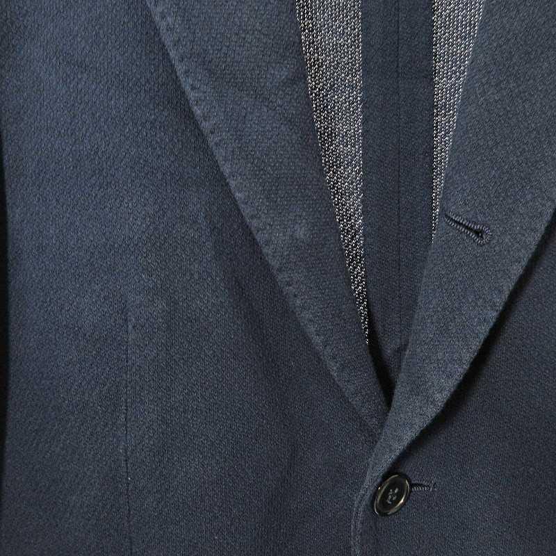 ラルディーニ LARDINI テーラードジャケット ブレザー コットン 44 紺