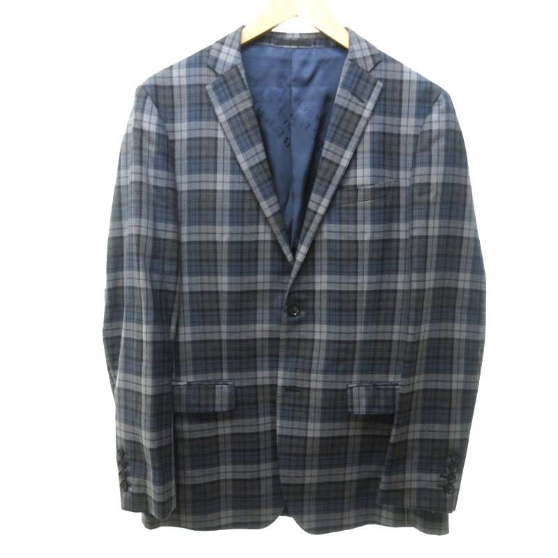 美品　BURBRRY 現行　リバーシブル ジャケット　2way ノバチェック L BURBERRY BLACK LABEL（バーバリーブラックレーベル） 美品 ウール