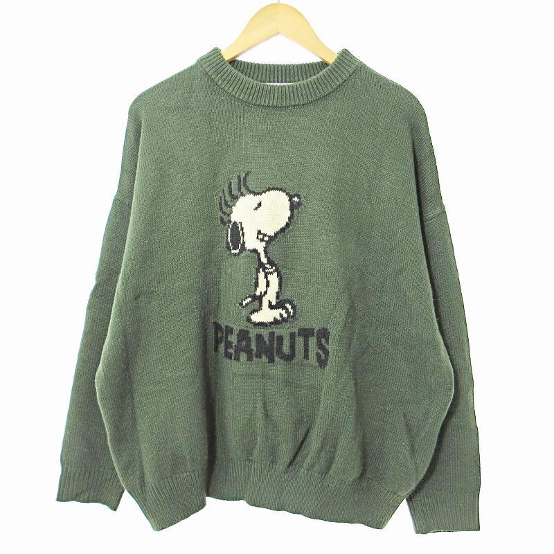 グリーンクラブ  カシミヤ  スヌーピー    セーター PEANUTS × CASHYAGE