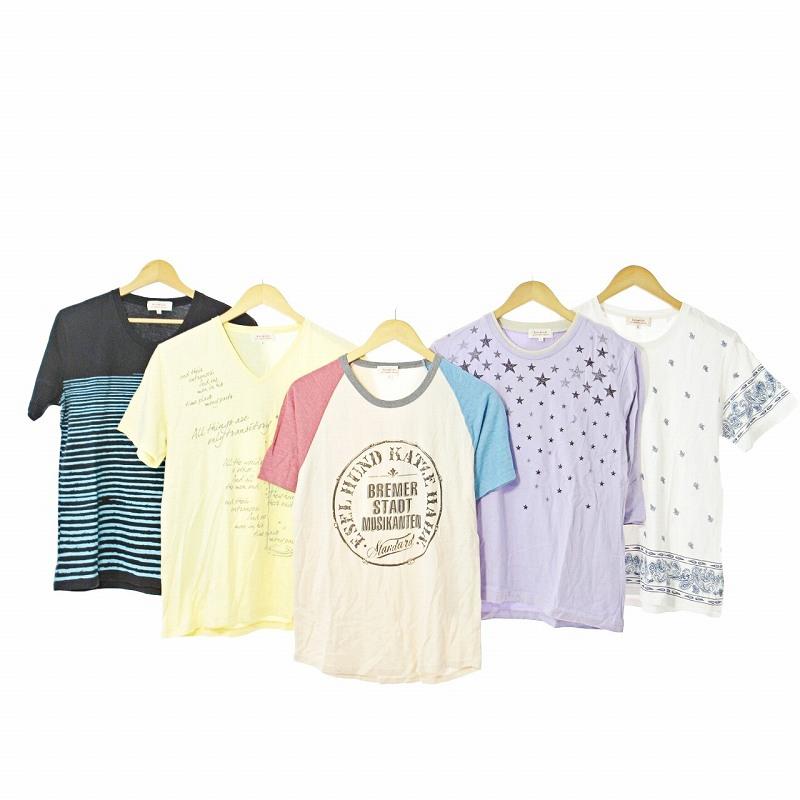 ヒロミチナカノ hiromichi nakano プリント Tシャツ カットソー 半袖 5 