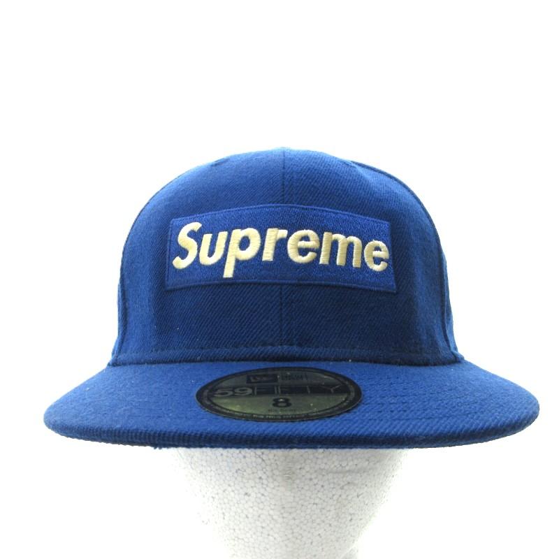 New era シュプリーム帽子青 SUPREME シュプリーム 22SS NEW ERA Box