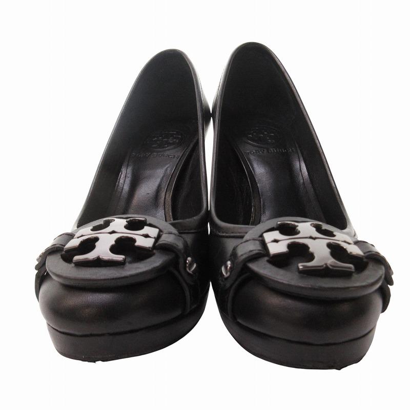 TORY BURCH（トリーバーチ） 美品 レザー パンプス ヒール シューズ