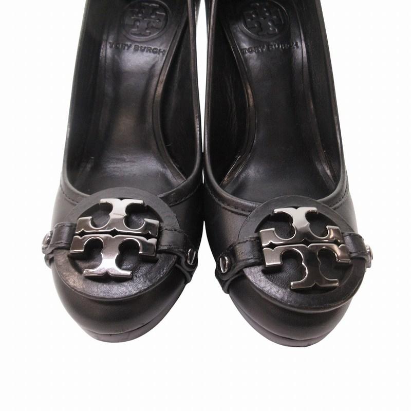 TORY BURCH（トリーバーチ） 美品 レザー パンプス ヒール シューズ