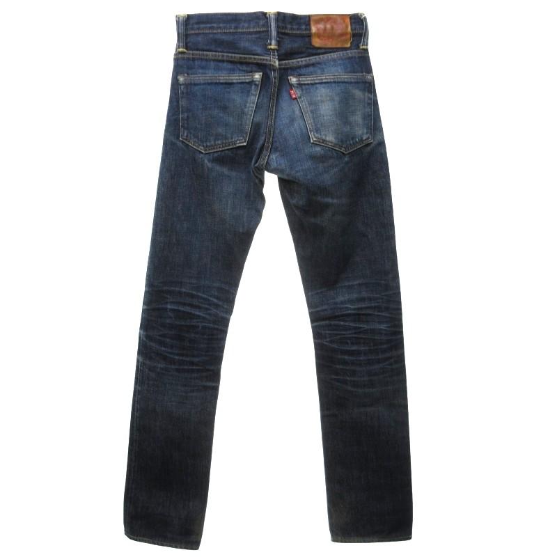スカルジーンズ　壁掛け　限定品　木箱付き 新品】SKULL JEANS スカルジーンズ 5510XX 日本製 ベルボトム デニム