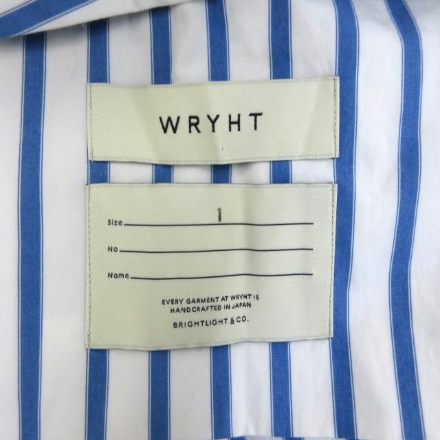 【中古】ライト WRYHT 21AW ロング シャツ ワンピース マキシ丈 オールドジョー取扱い 212WT-DR01 グレー 2 ライトWRYHT タグ付き 21AW シャツワンピース 長袖 オールドジョー