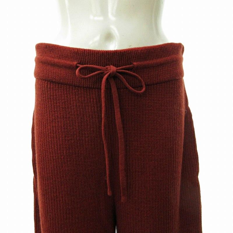 【中古】未使用品 ライト WRYHT 21AW タグ付 ニット ワイドパンツ イージーパンツ スラックス オールドジョー取扱い 未使用品 ライト WRYHT 21AW タグ付 ニット ワイドパンツ イージー