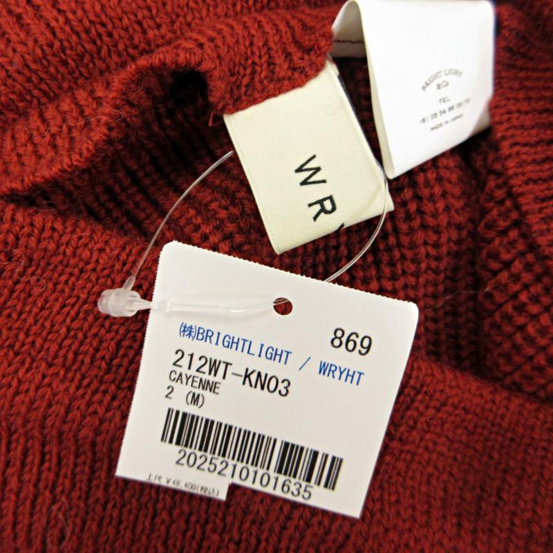 未使用品 ライト WRYHT 21AW タグ付 ニット ワイドパンツ イージー