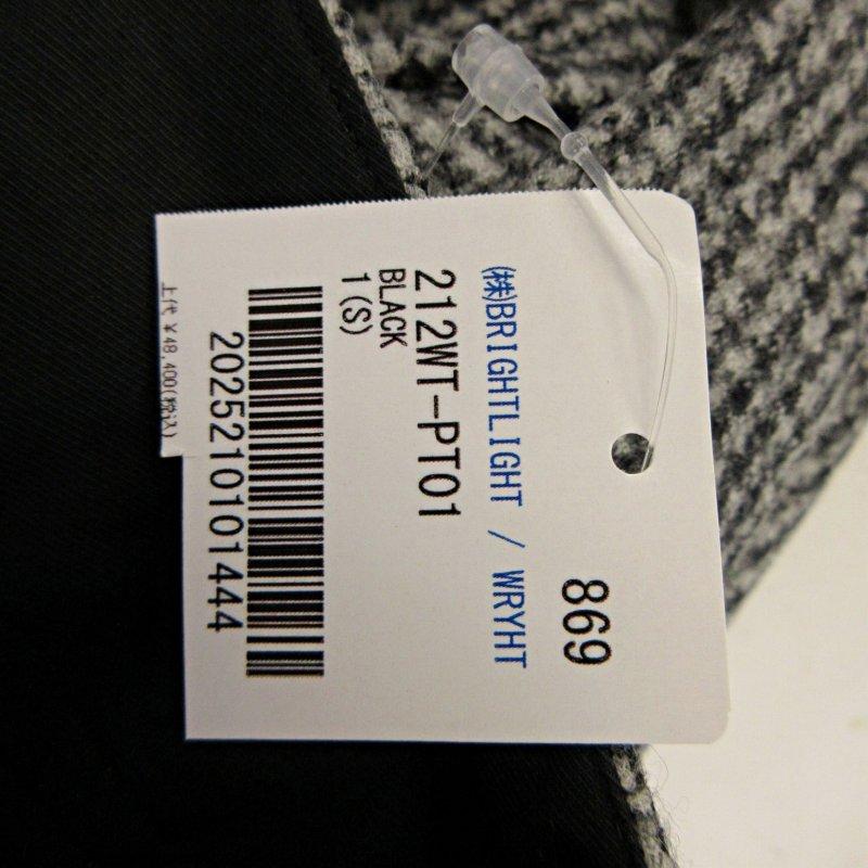 未使用品 ライト WRYHT 21AW タグ付 タックワイド パンツ スラックス  