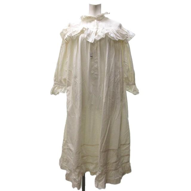 【中古】未使用品 ライト WRYHT VICTORIAN EMBROIDERED NIGHT TOPS フリルシャツ ブラウス ピンタック 黒 2 約M 未使用品 ライト WRYHT タグ付き 24SS VICTORIAN EMBROIDERED NIGHT