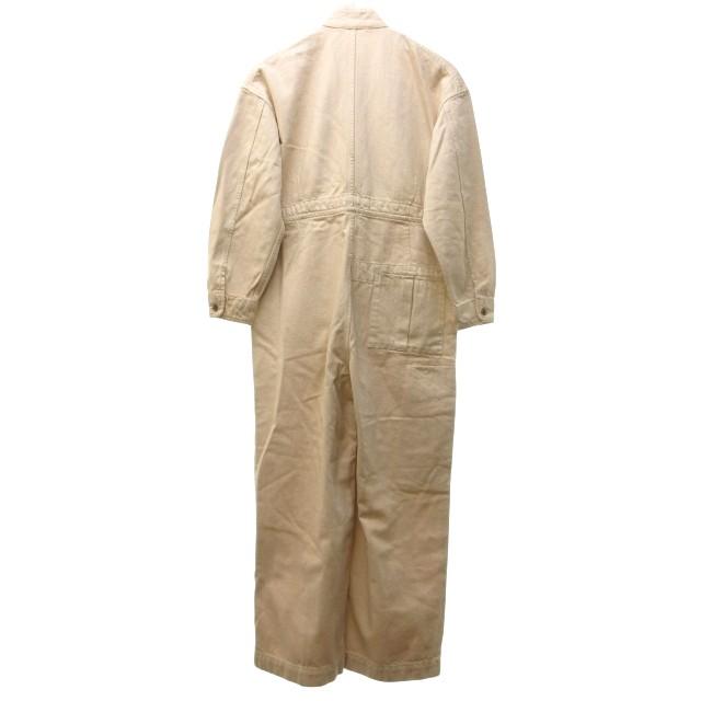 【中古】未使用品 ライト WRYHT 24SS ジャンプスーツ オーバーオール サロペット USED加工 オフホワイト 1 約S 未使用品 ライト WRYHT 24SS OFFSET FRONT COLONIAL SUITS ジャンプ