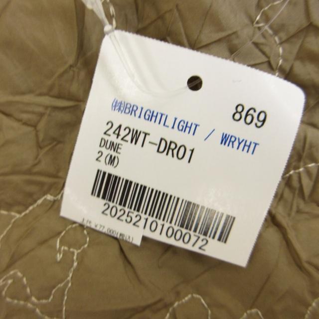 未使用品 ライト WRYHT タグ付 24AW QUILTED SAHARA DRESS ドレス