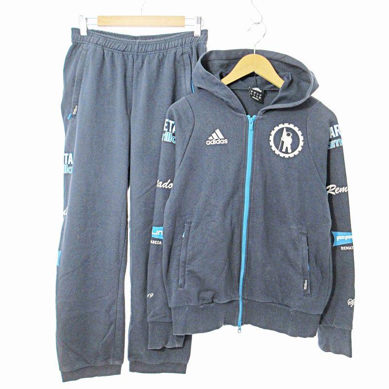 アディダス　adidas スウェットセットアップ　未使用　ネイビー adidas アディダス セットアップ スウェット ジャージ上下